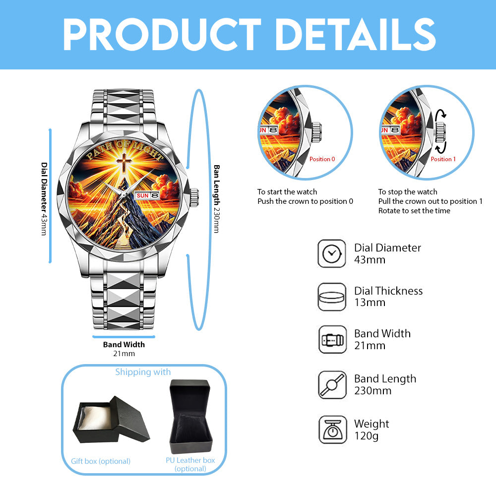 Path Of Light Alloy Luxury Quartz Watch - TANTN 14895