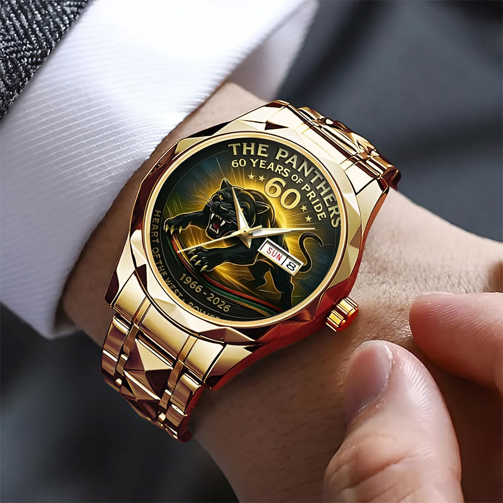 Penrith Panthers 60th Anniversary Alloy Luxury Quartz Watch - TANTN17668