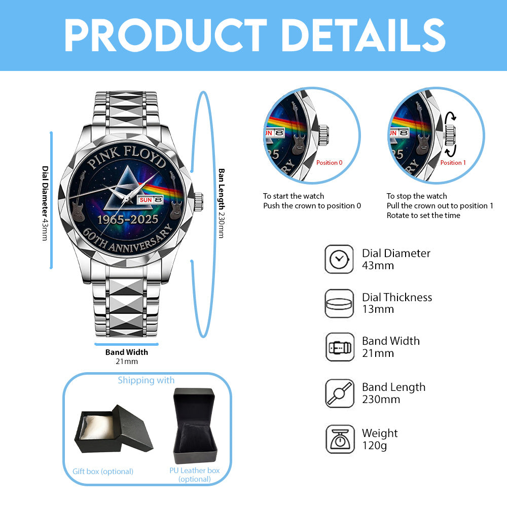 Pink Floyd Alloy Luxury Quartz Watch - TANTN15608