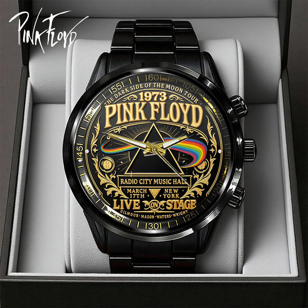 Pink Floyd Black Stainless Steel Watch - GNE8061
