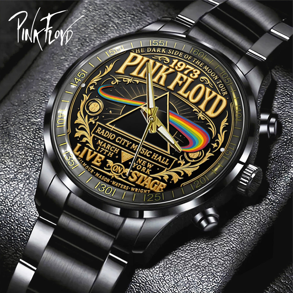 Pink Floyd Black Stainless Steel Watch - GNE8061