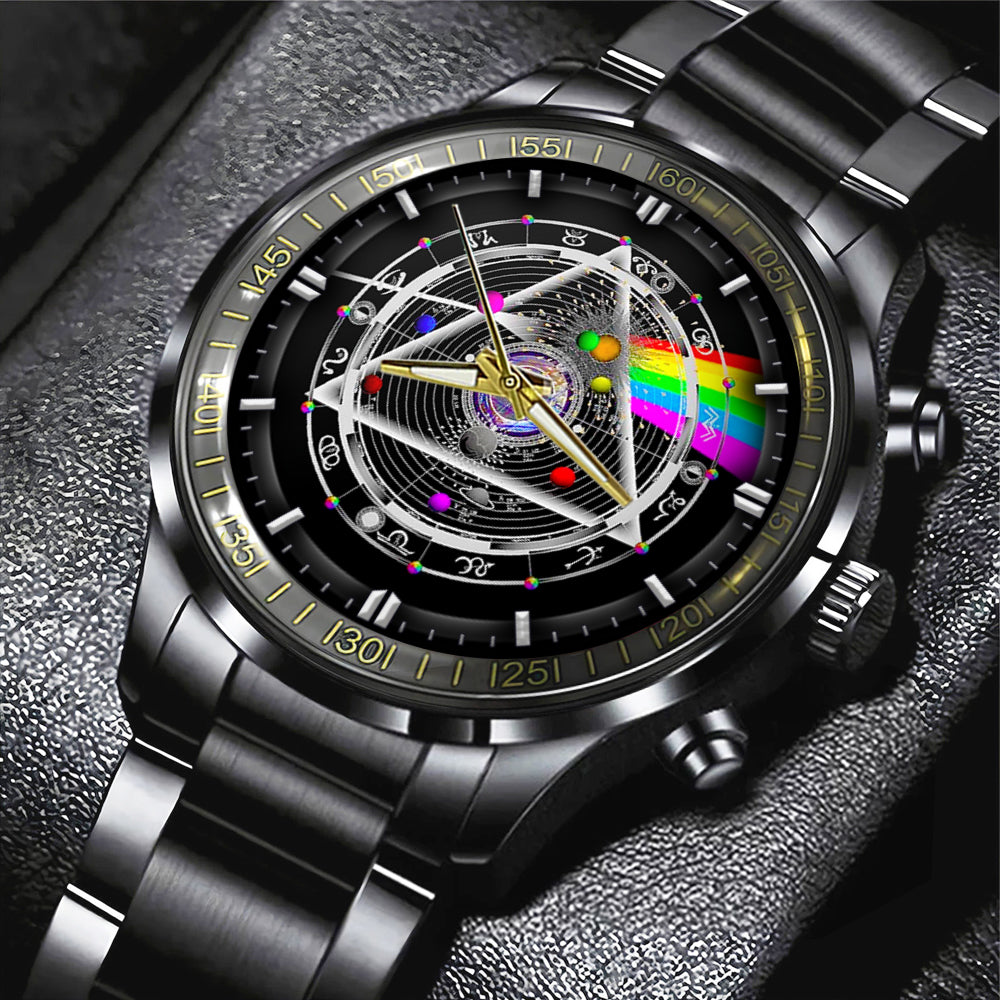 Pink Floyd Black Stainless Steel Watch - GNE 903