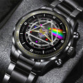 Pink Floyd Black Stainless Steel Watch - GNE 903