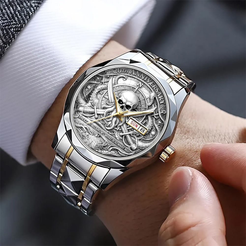 Pirates of the Caribbean 20th Anniversary Alloy Luxury Quartz Watch - TANTN20024