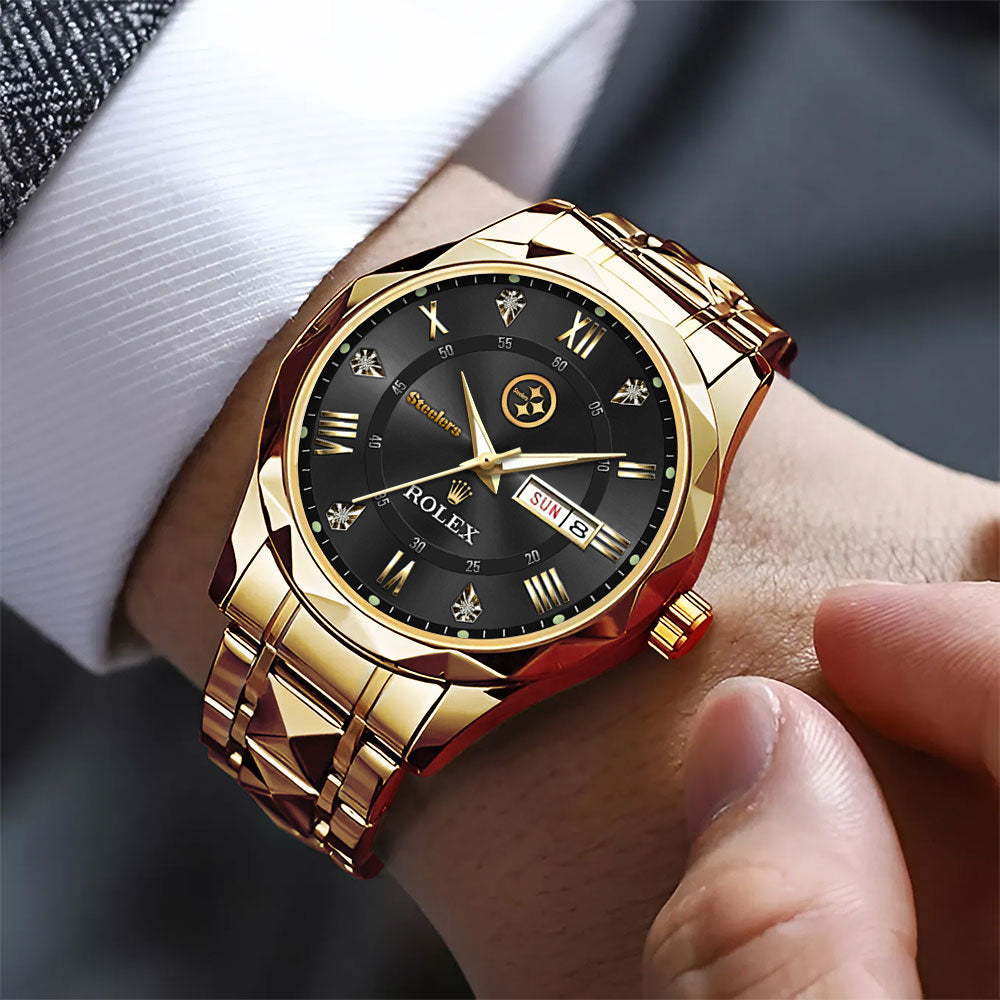 Pittsburgh Steelers x Rolex Alloy Luxury Quartz Watch - MAITM13408