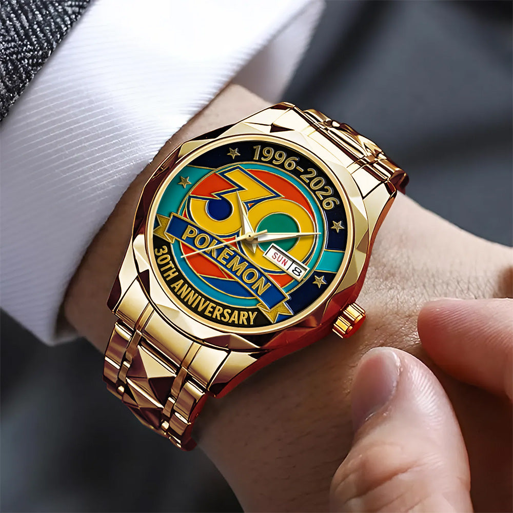 Pokemon 30th Anniversary 2026 Alloy Luxury Quartz Watch - TANTN20825