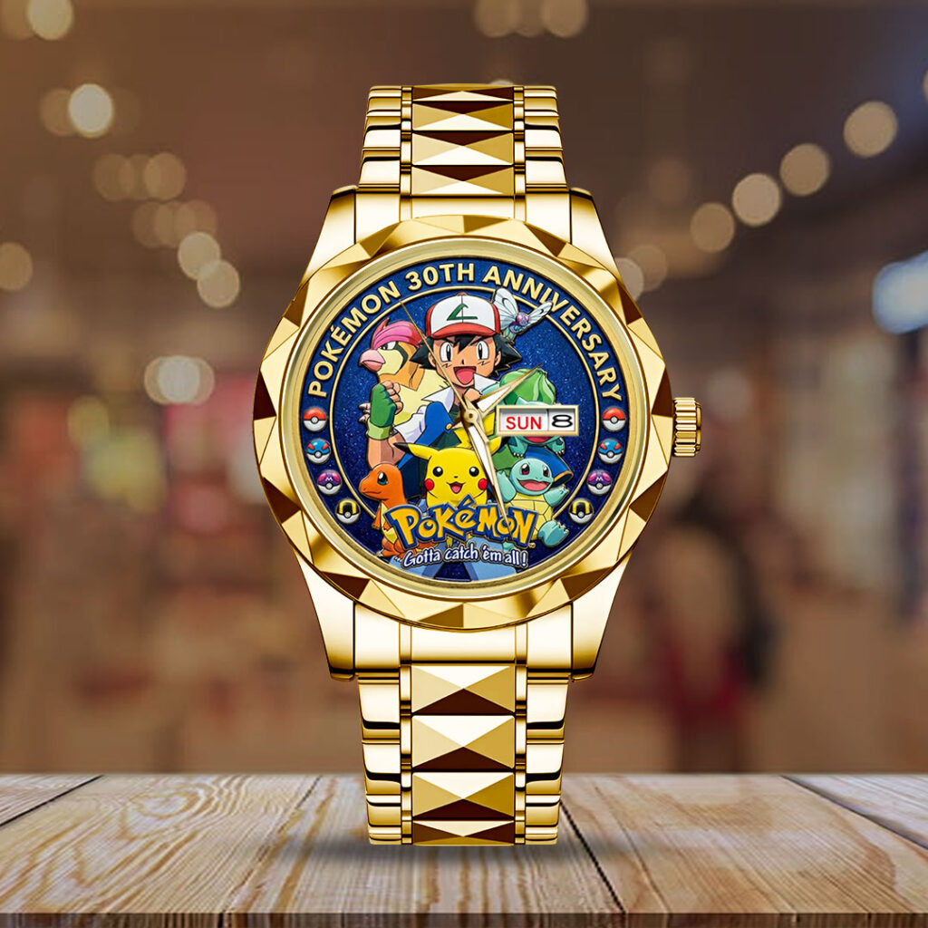 Pokemon 30th Anniversary 2026 Alloy Luxury Quartz Watch - TMTHU3784
