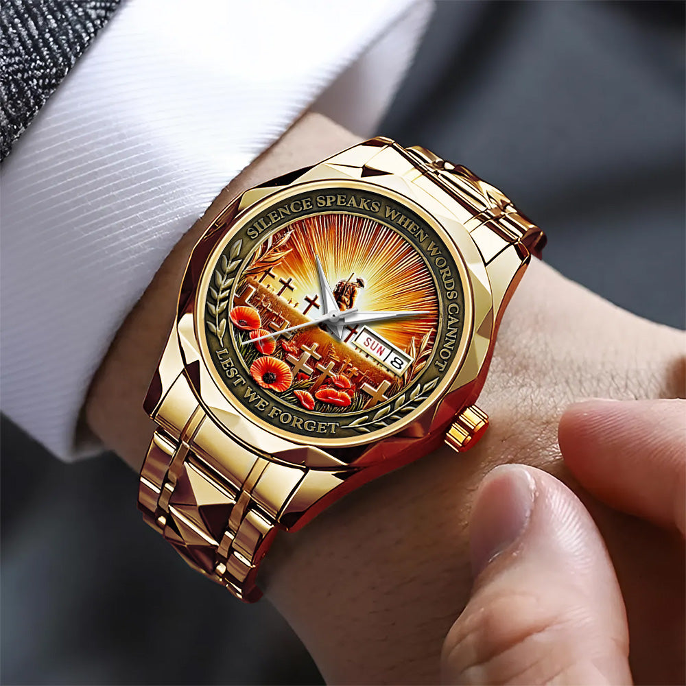 Poppy Remembrance Military Alloy Luxury Quartz Watch - TANTN18441
