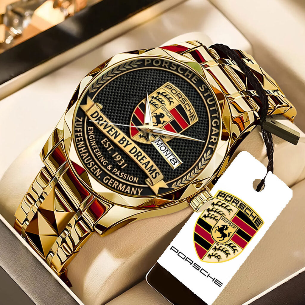 Porsche Stuttgart Alloy Luxury Quartz Watch - TANTN20823