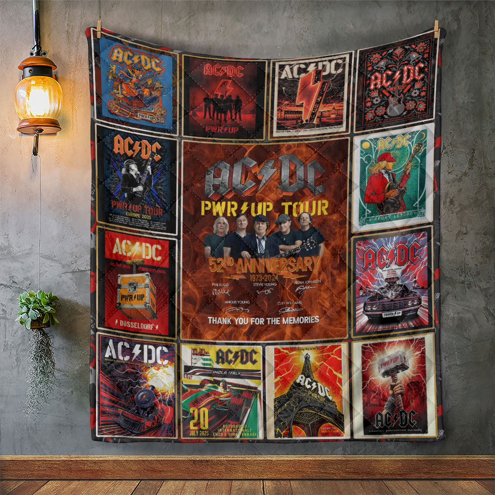 AC/DC Quilt Blanket – TMTHU501