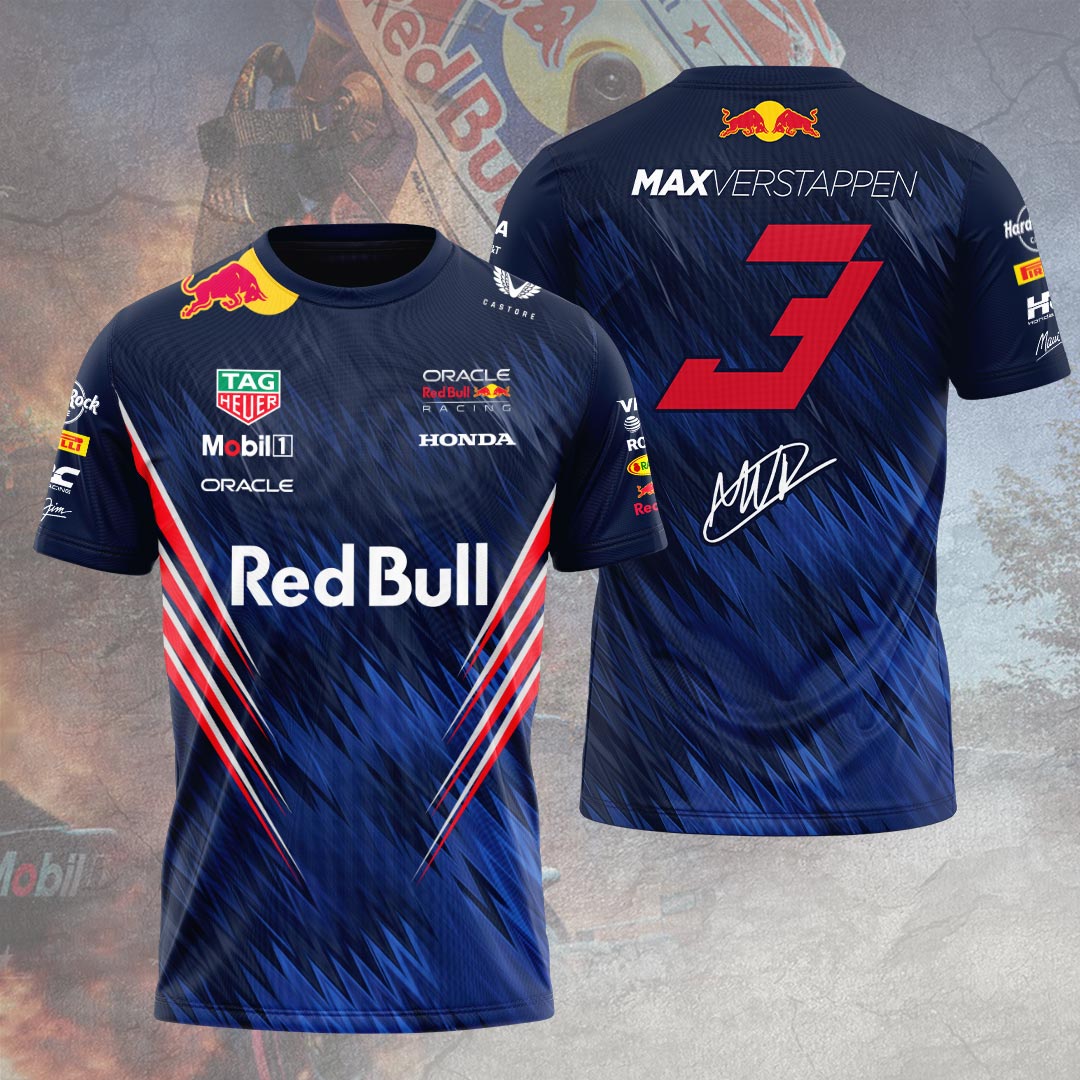 Red Bull Racing x Max Verstappen 3D Apparel – HOATT15396