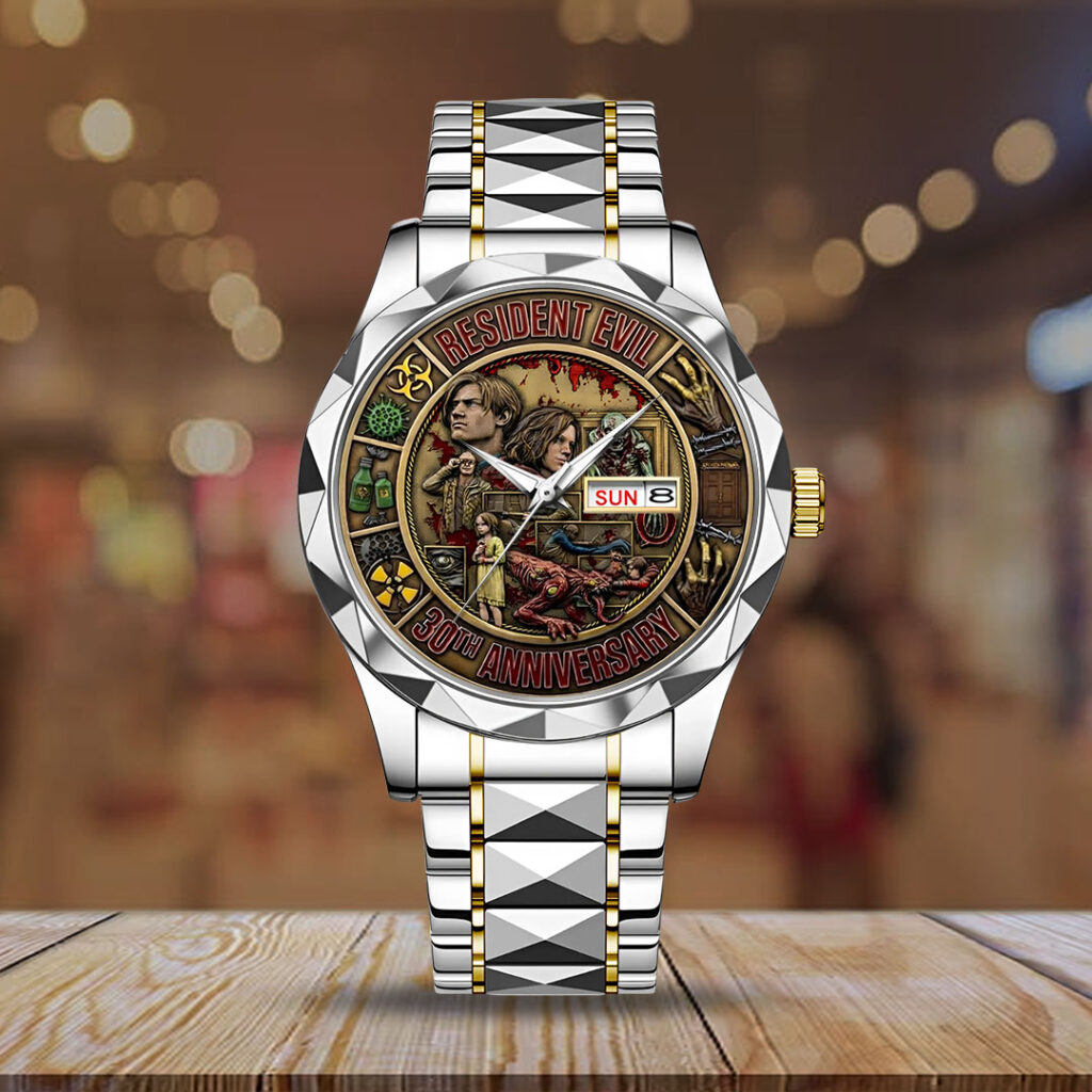 Resident Evil 30th Anniversary Alloy Luxury Quartz Watch - TMTHU4495