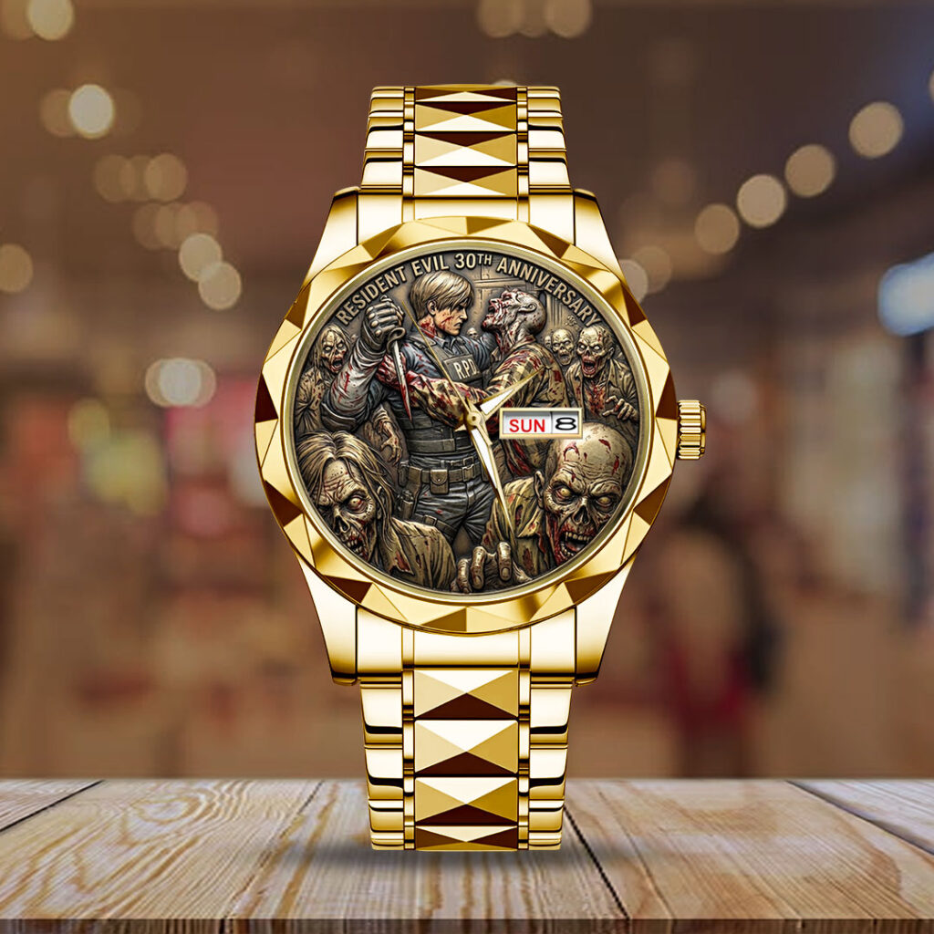 Resident Evil 30th Anniversary Alloy Luxury Quartz Watch - TMTHU4544