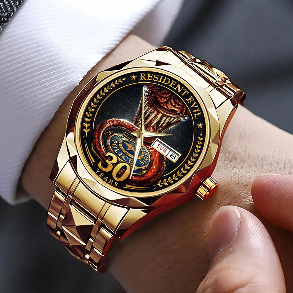 Resident Evil 30th Anniversary Alloy Luxury Quartz Watch - TMTHU3948