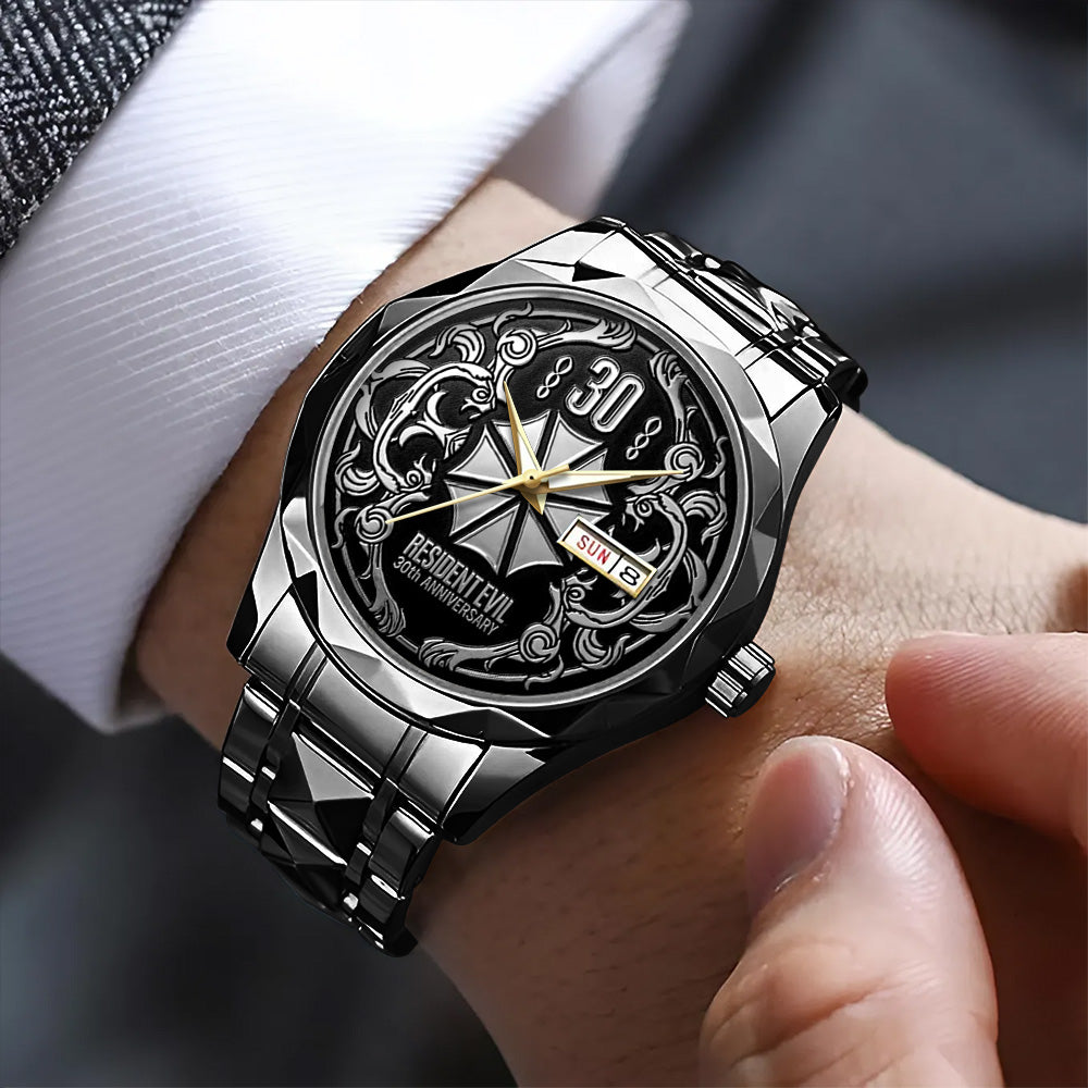 Resident Evil 30th Anniversary Alloy Luxury Quartz Watch - GNE5499