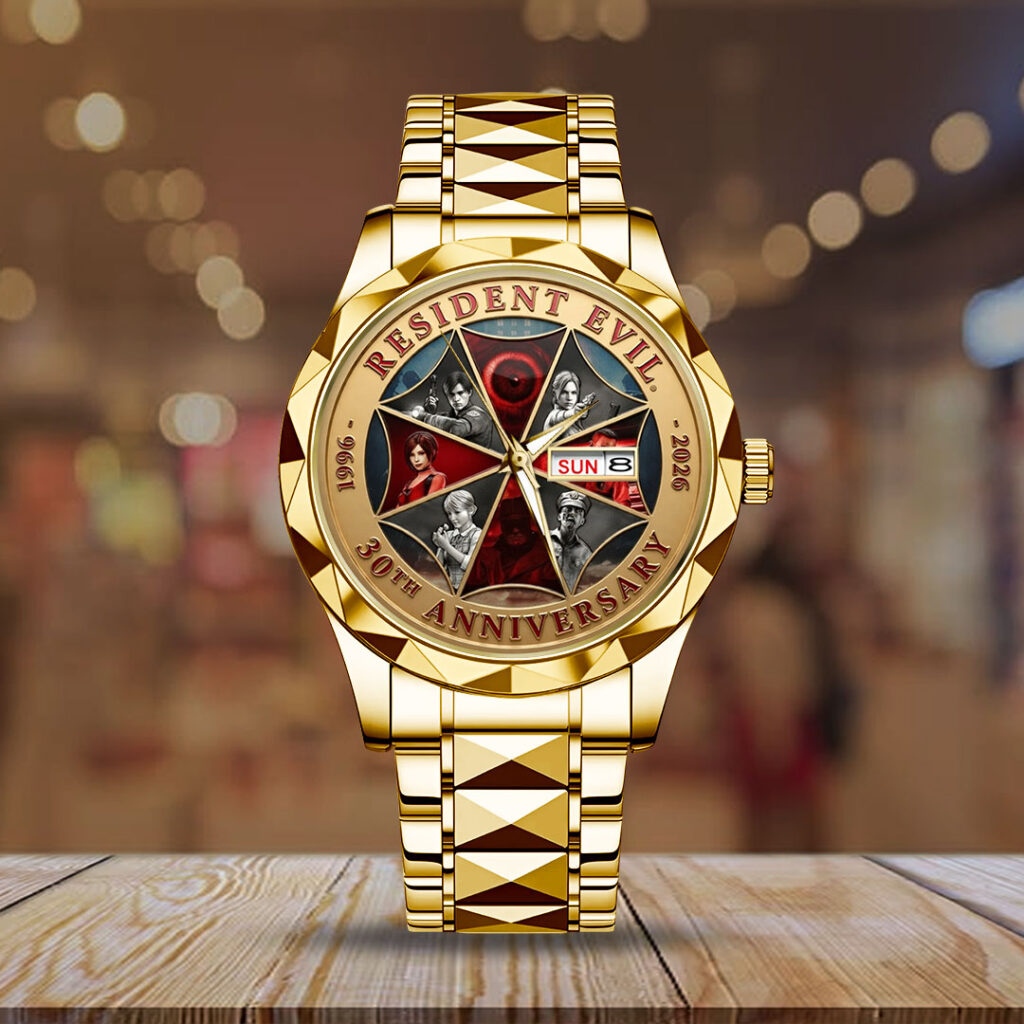 Resident Evil 30th Anniversary Alloy Luxury Quartz Watch - TMTHU4180