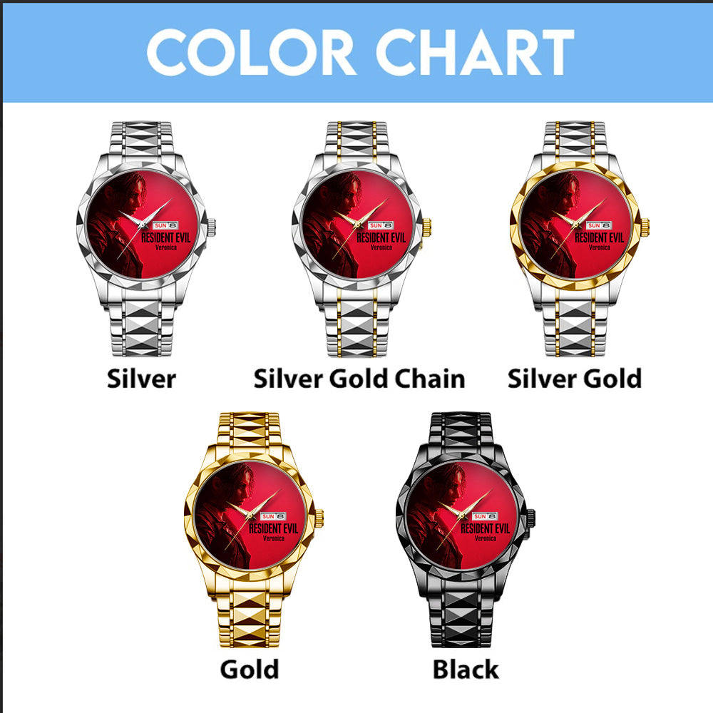 Resident Evil Veronica Alloy Luxury Quartz Watch - GNE6997
