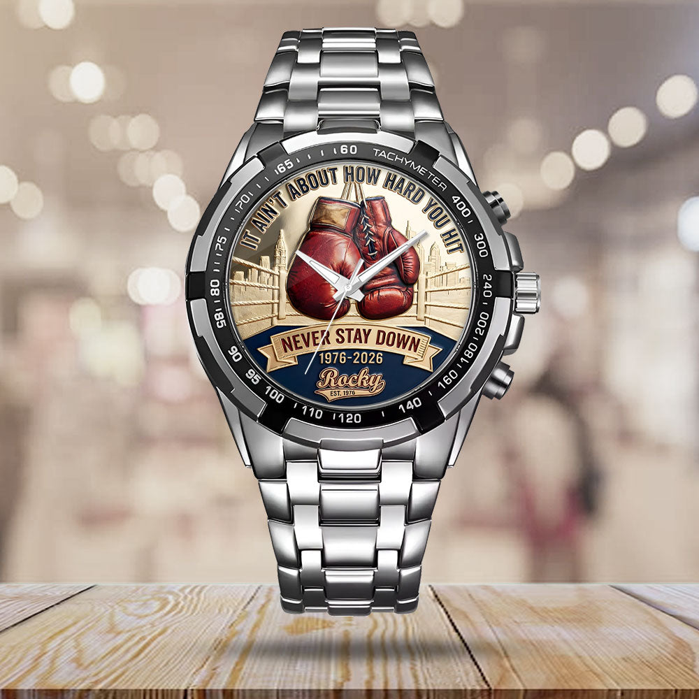 Rocky Balboa 50th Anniversary Alloy Men Quartz Watch - TANTN19938