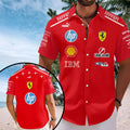 Scuderia Ferrari Monza Grand Prix 2026 Short Sleeve Button-Down Shirt – TANTN25293