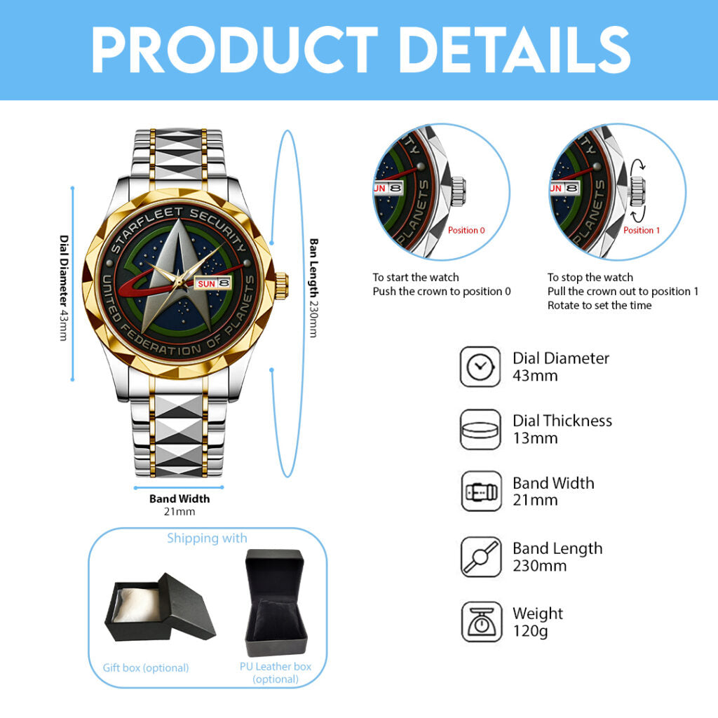 Star Trek Alloy Luxury Quartz Watch - TMTHU615