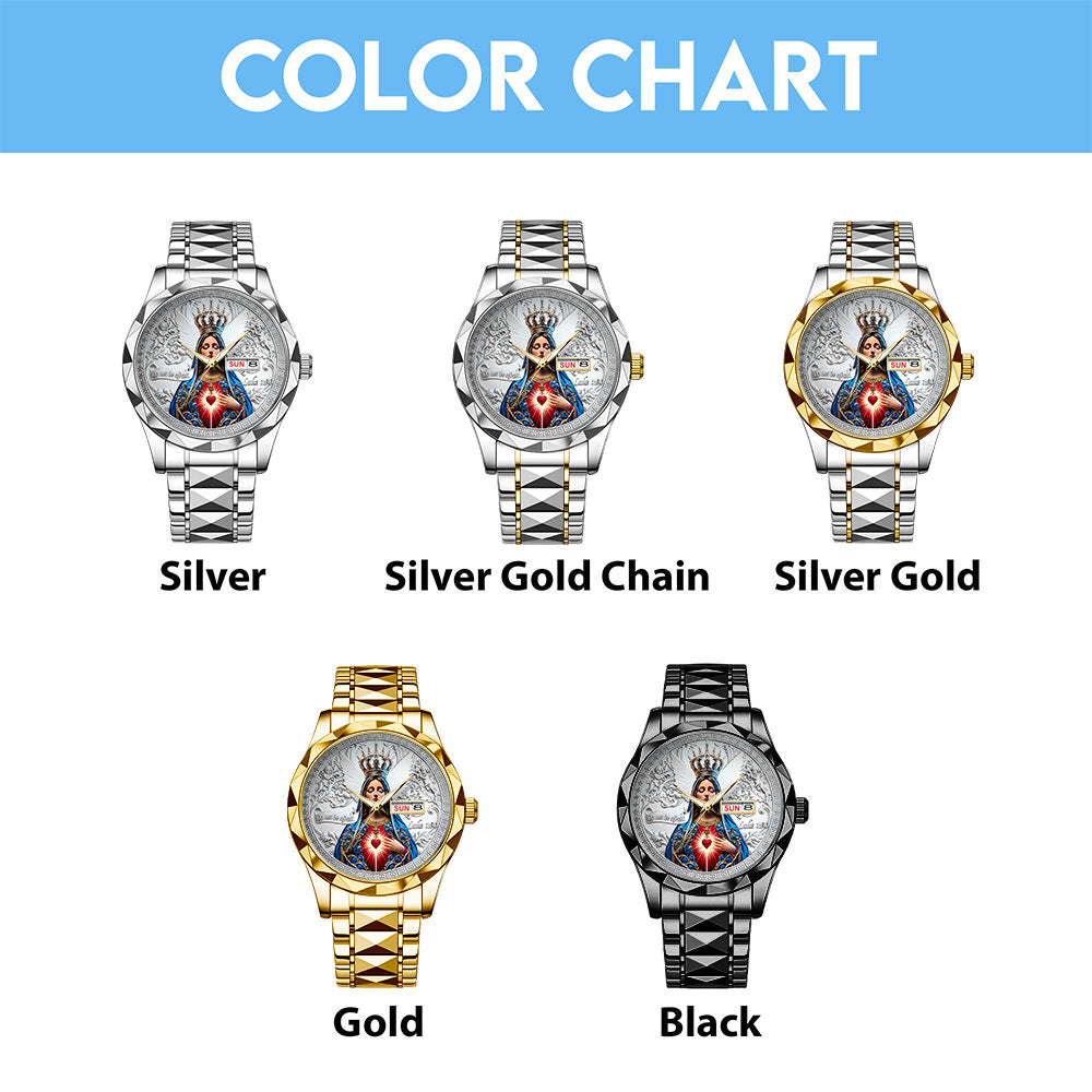 Sacred Faith & Love Alloy Luxury Quartz Watch - TANTN19694