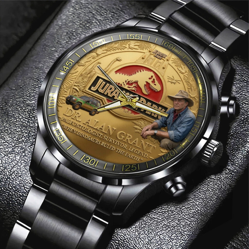 Sam Neill Black Stainless Steel Watch - TANTN24312