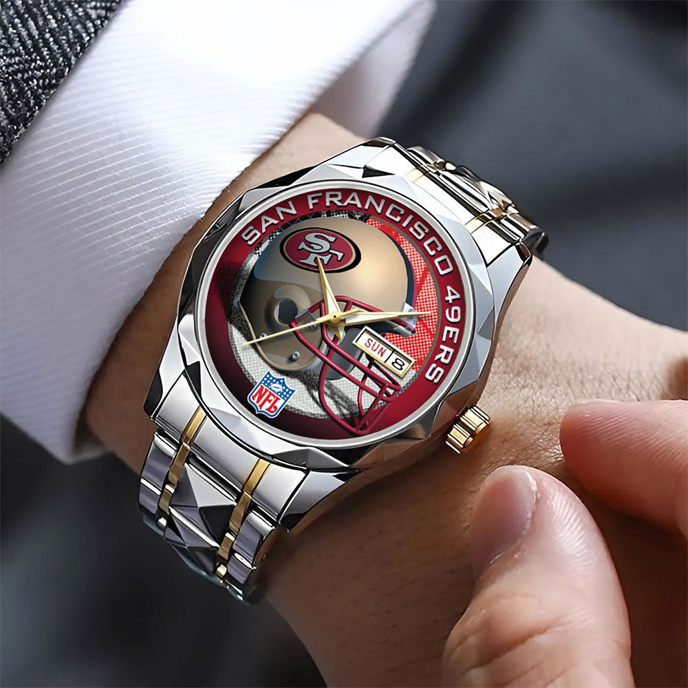 San Francisco 49ers Alloy Luxury Quartz Watch - TANTN16340