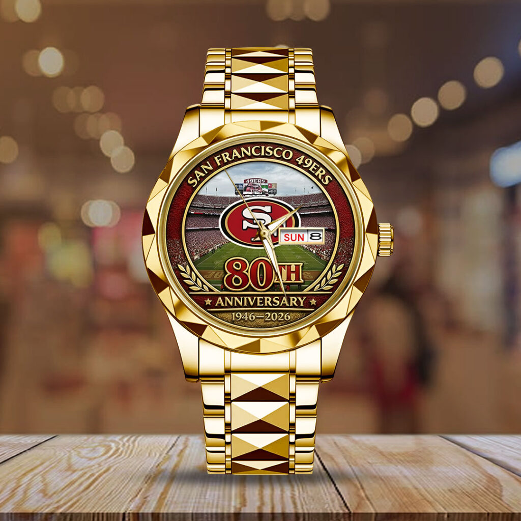 San Francisco 49ers 80th Anniversary 2026 Alloy Luxury Quartz Watch - TMTHU2808