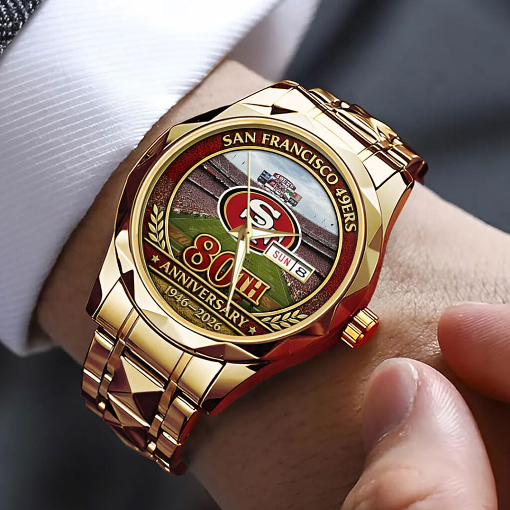 San Francisco 49ers 80th Anniversary 2026 Alloy Luxury Quartz Watch - TMTHU2808