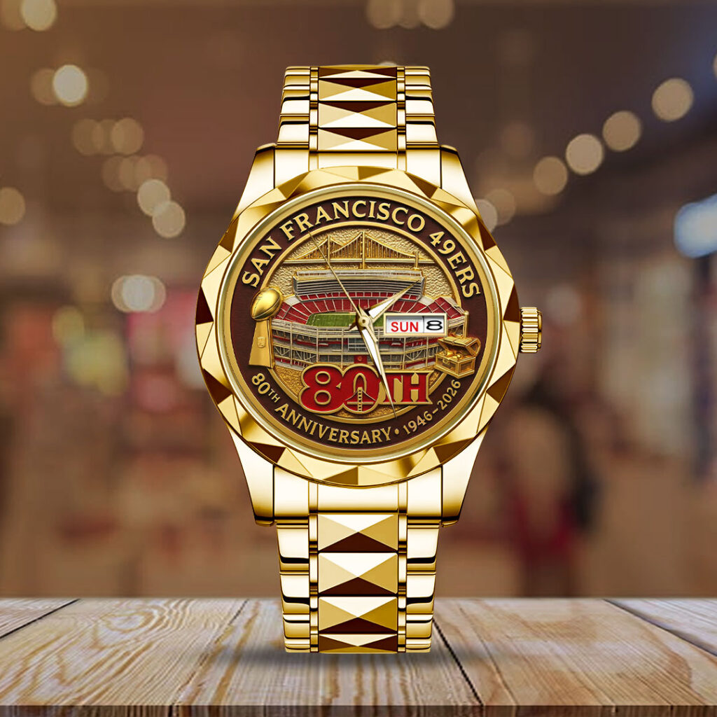 San Francisco 49ers 80th Anniversary 2026 Alloy Luxury Quartz Watch - TMTHU2691