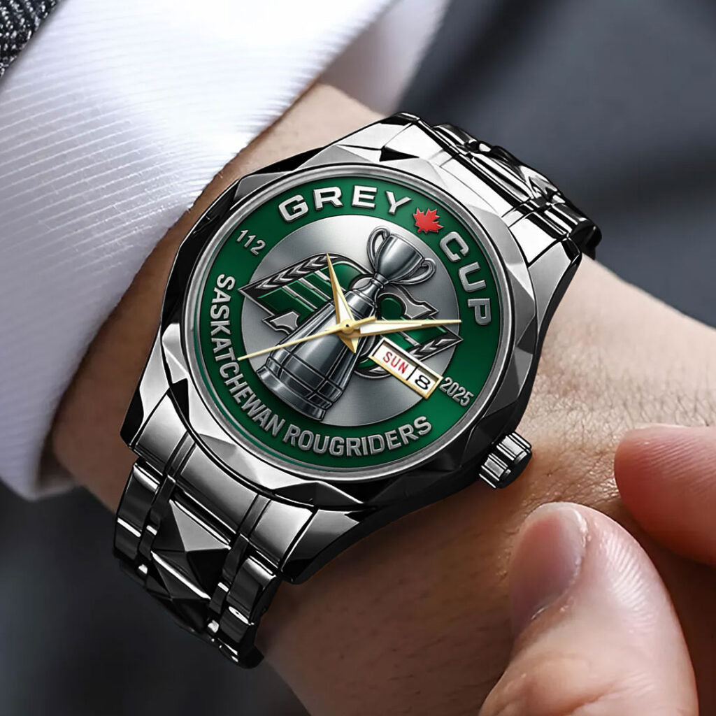 Saskatchewan Roughriders Alloy Luxury Quartz Watch - TMTHU2298