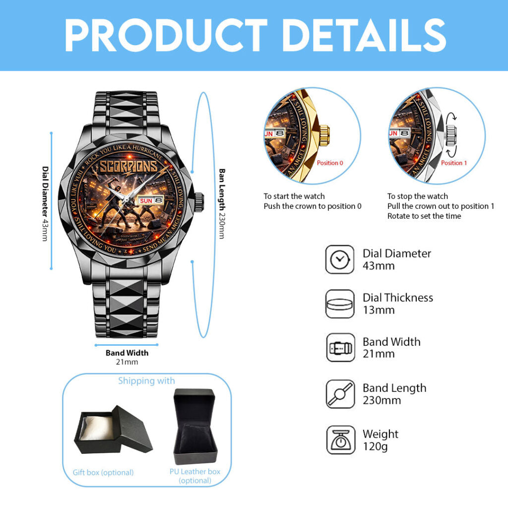 Scorpions Alloy Luxury Quartz Watch - TANTN21288