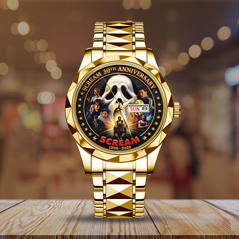 Scream 30th Anniversary Alloy Luxury Quartz Watch - TMTHU4186
