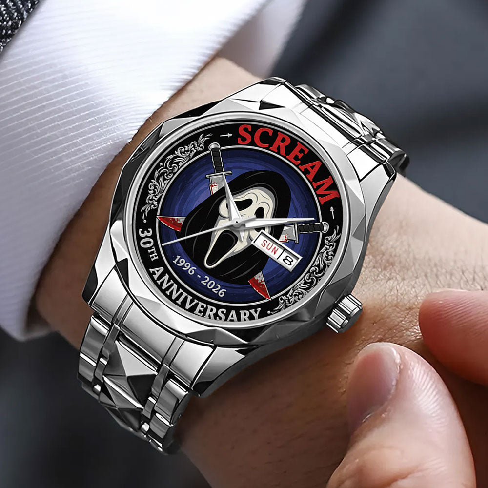 Scream 30th Anniversary Alloy Luxury Quartz Watch - GNE4837