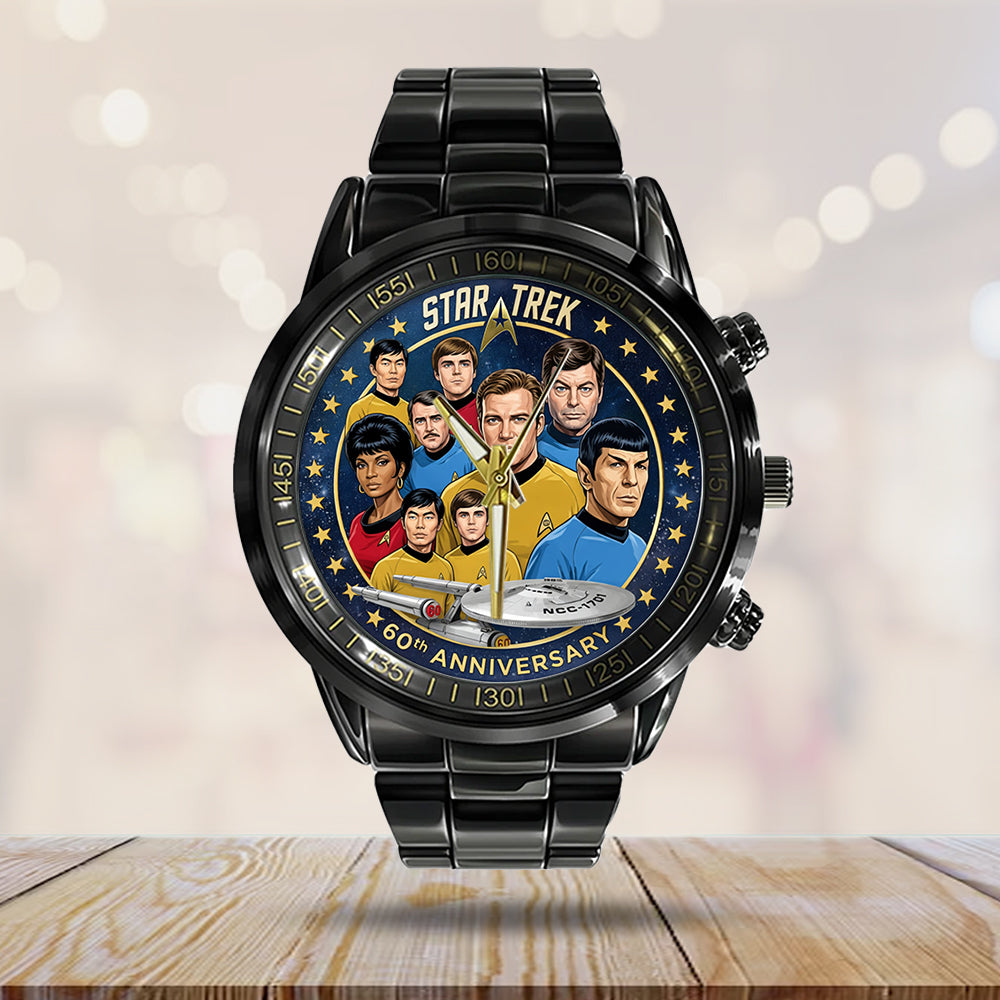 Star Trek 60th Anniversary 2026 Black Stainless Steel Watch - TMTHU4664