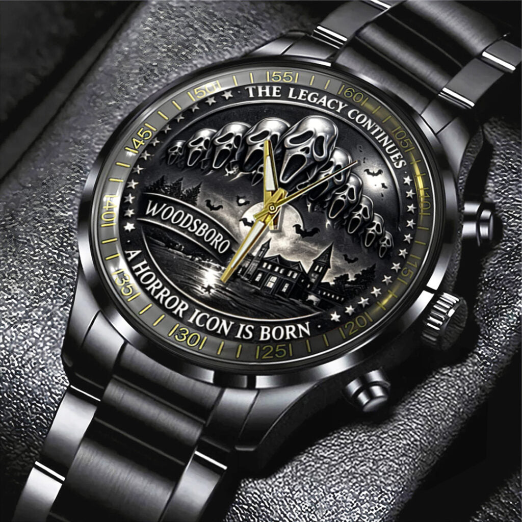 Scream Black Stainless Steel Watch - TANTN21311