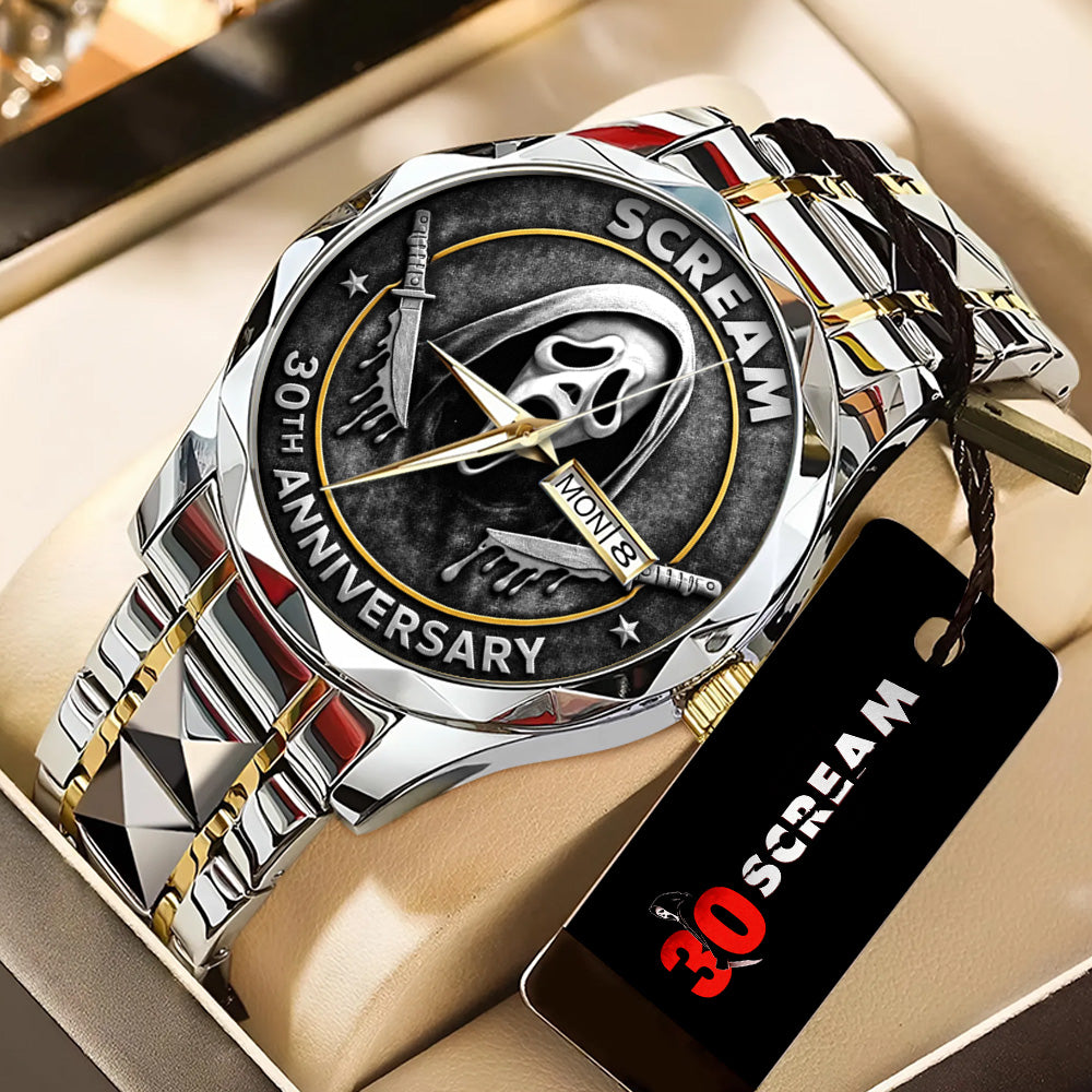 Scream 30th Anniversary Alloy Luxury Quartz Watch - GNE5023