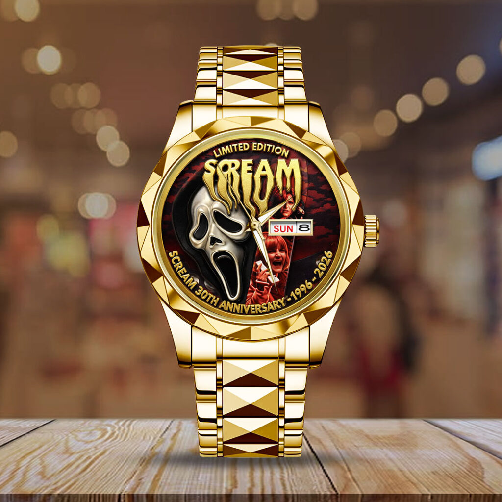 Scream 30th Anniversary Alloy Luxury Quartz Watch - TMTHU3724