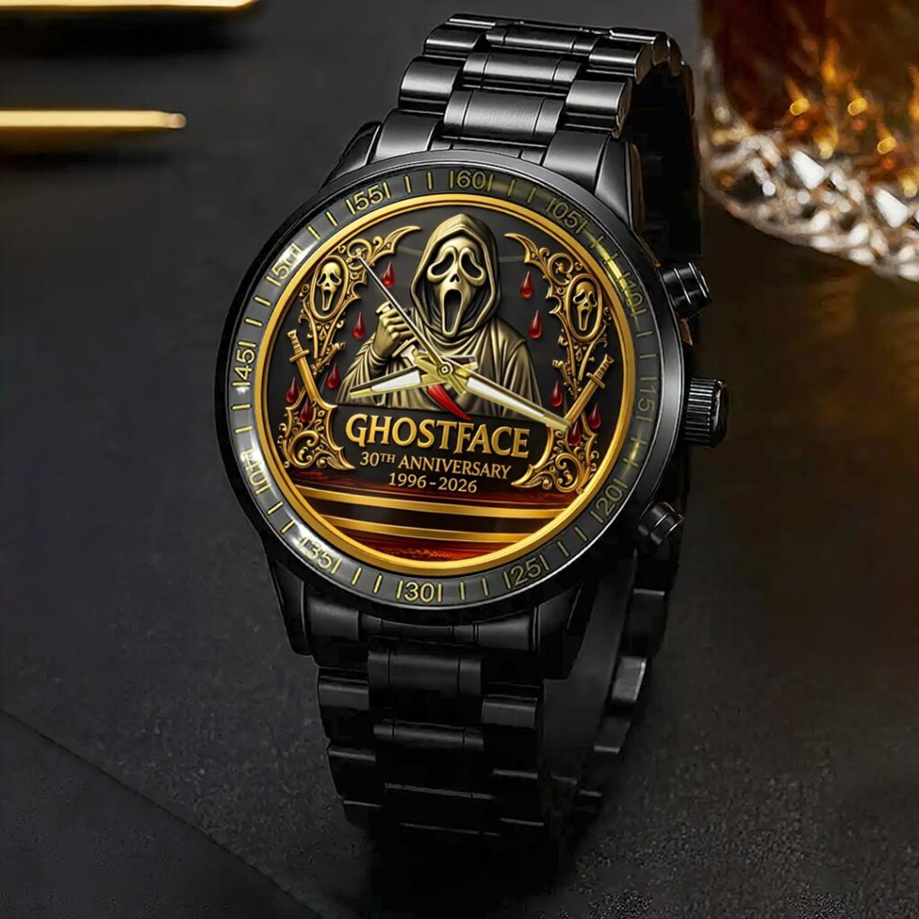 Scream 30th Anniversary Black Stainless Steel Watch - HOATT16100