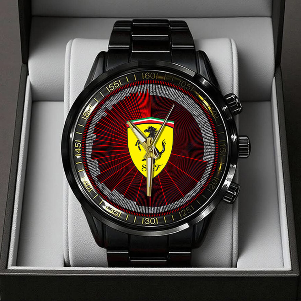 Scuderia Ferrari Black Stainless Steel Watch - TANTN24131