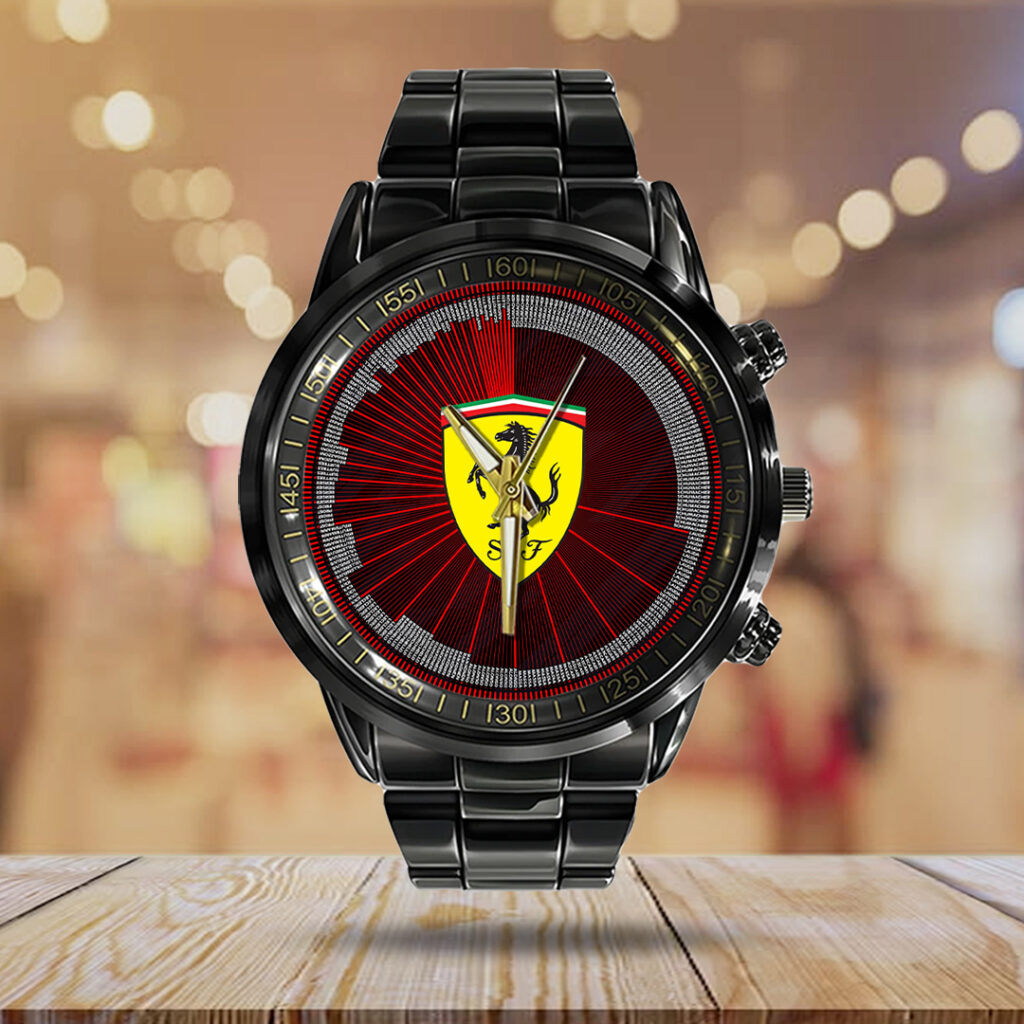 Scuderia Ferrari Black Stainless Steel Watch - TANTN24131