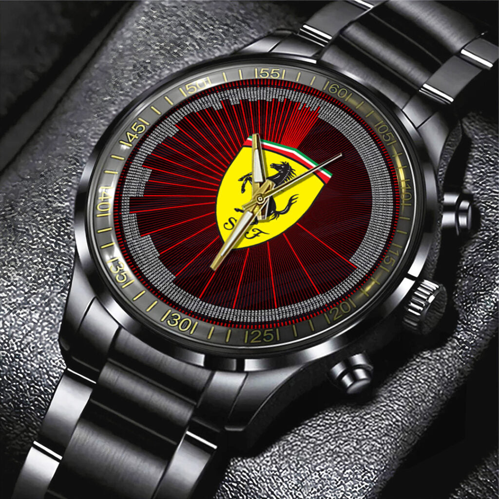 Scuderia Ferrari Black Stainless Steel Watch - TANTN24131