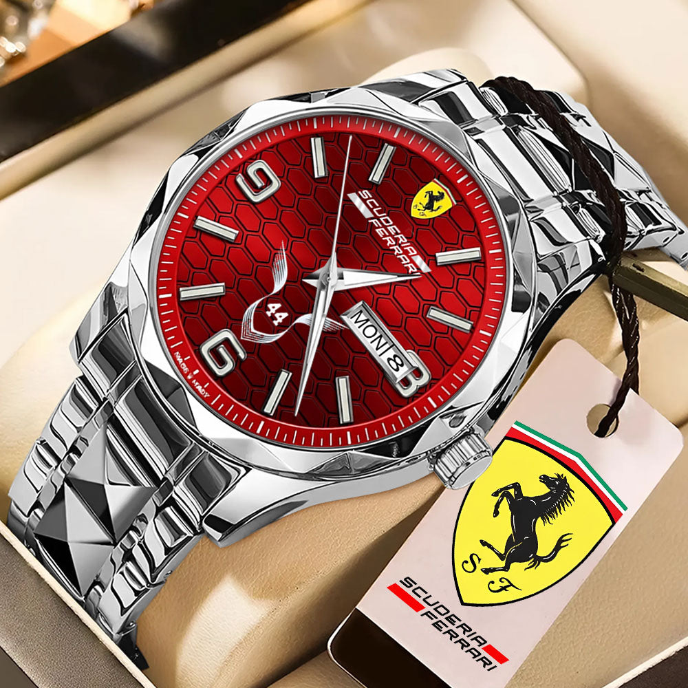 Scuderia Ferrari x Lewis Hamilton Alloy Luxury Quartz Watch - TMTHU4400