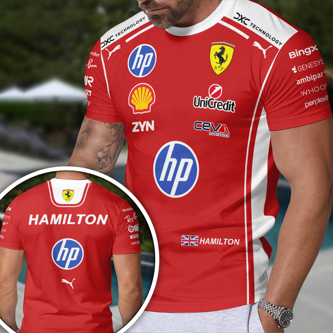 Scuderia Ferrari x Lewis Hamilton 2026 3D Apparel – HOATT15772