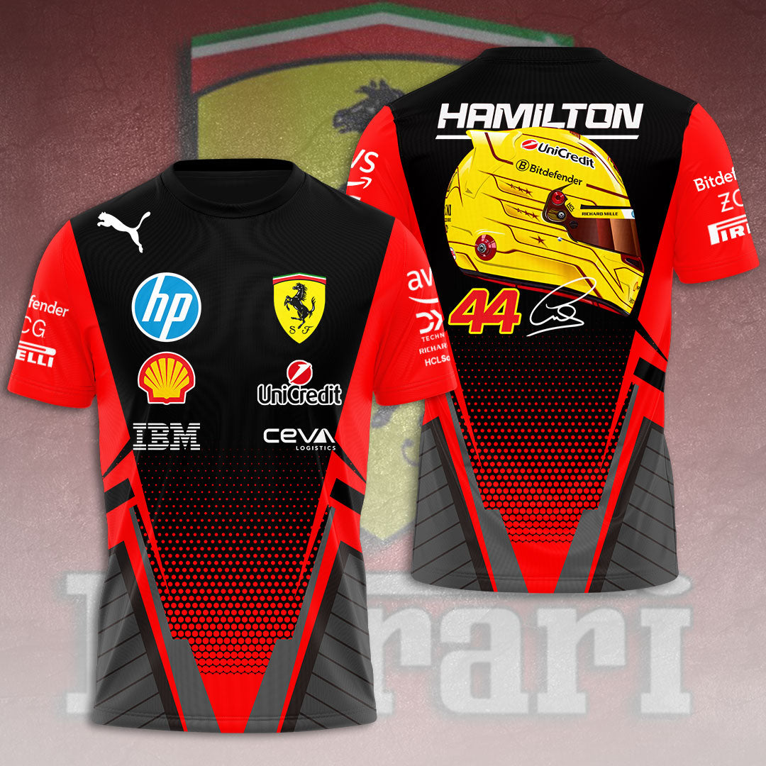Scuderia Ferrari x Lewis Hamilton 3D Apparel – HOATT 9923