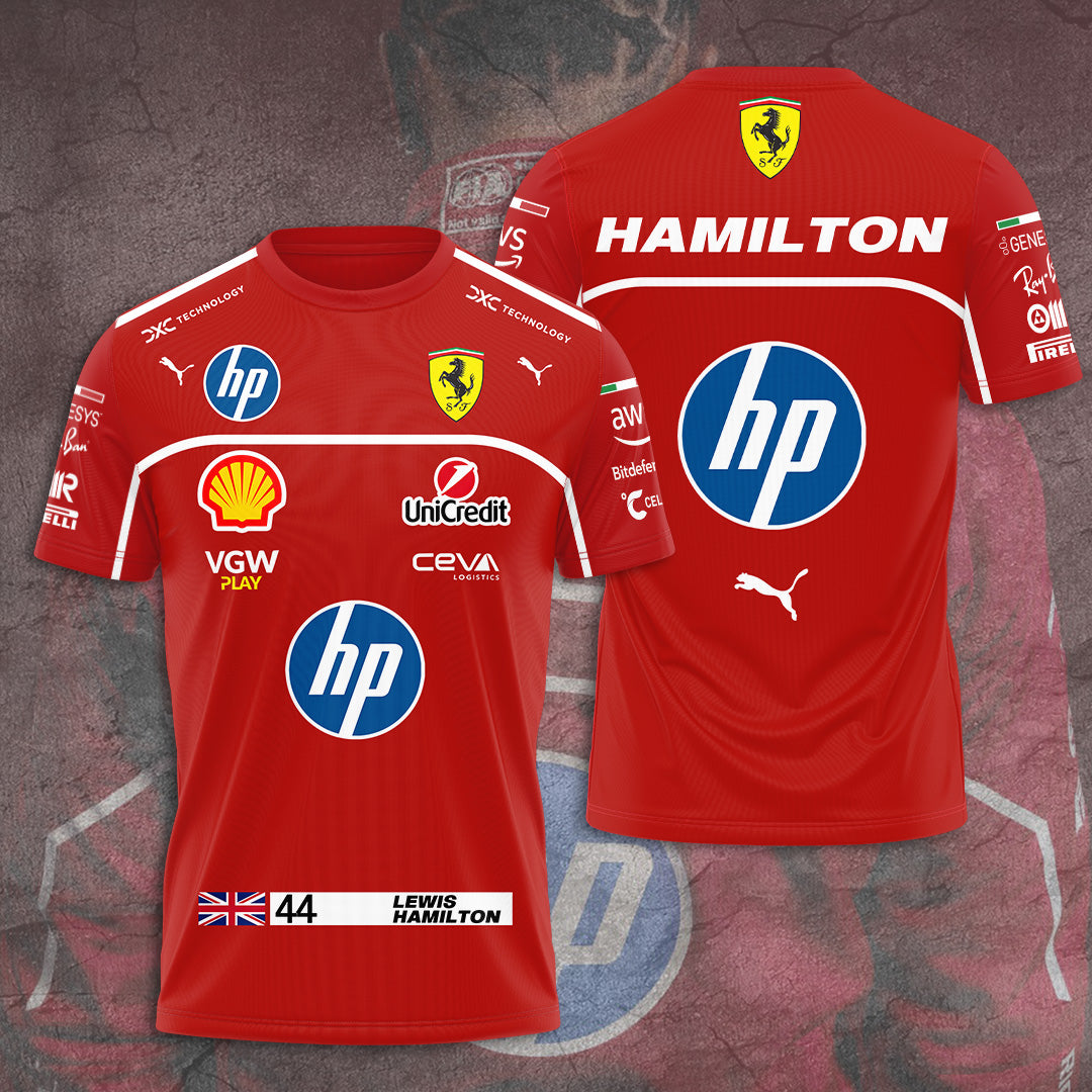 Scuderia Ferrari x Lewis Hamilton 3D Apparel – TANTN 10603