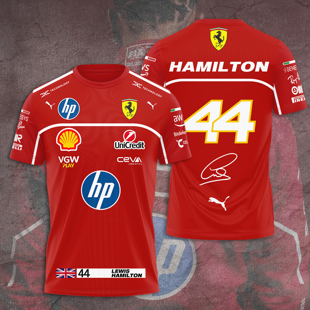 Scuderia Ferrari x Lewis Hamilton 3D Apparel – TANTN 10995