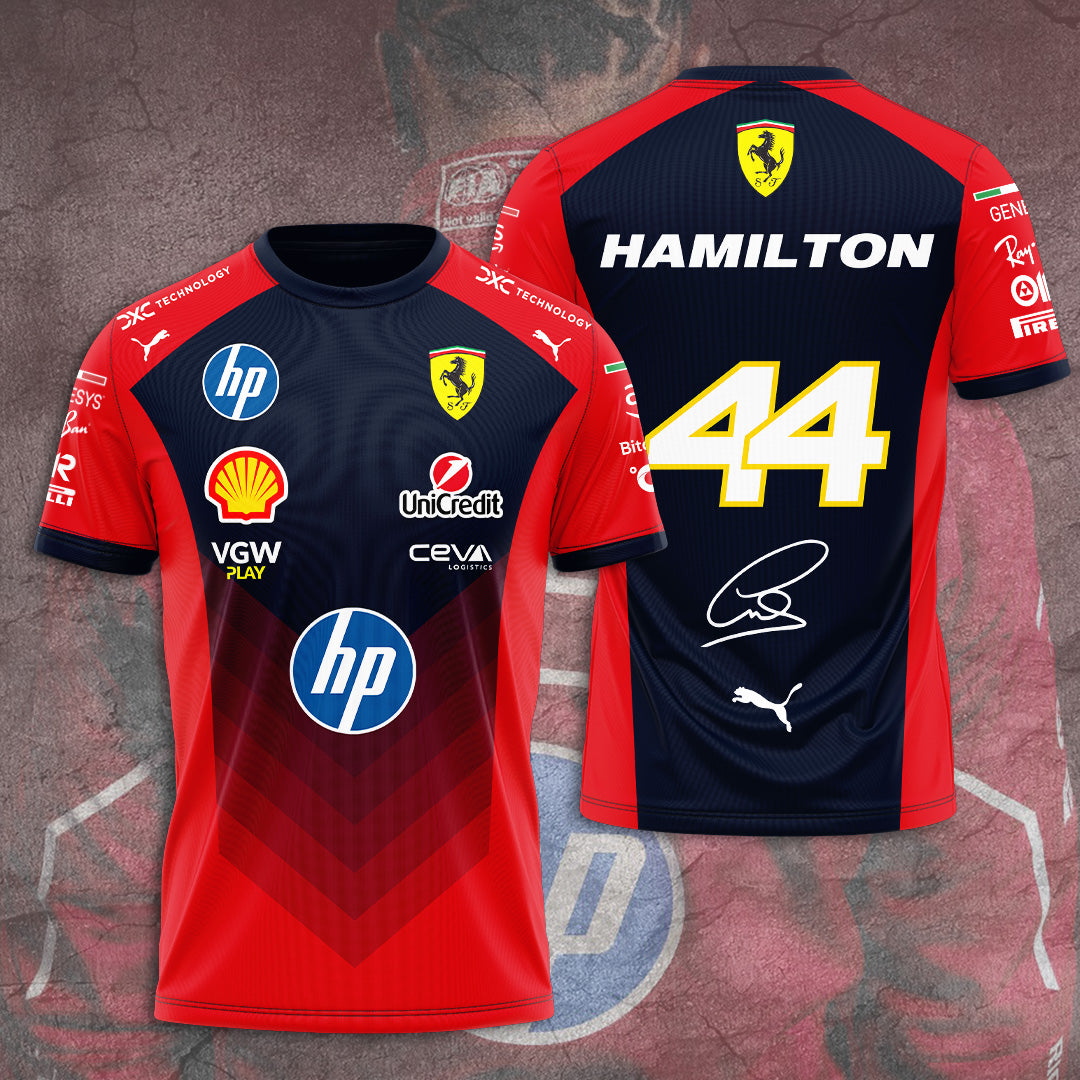 Lewis Hamilton x Scuderia Ferrari 3D Apparel – TANTN 11202