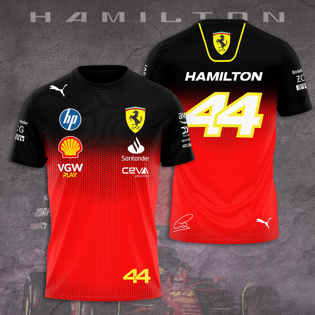 Scuderia Ferrari x Lewis Hamilton 3D Apparel – TANTN 9917