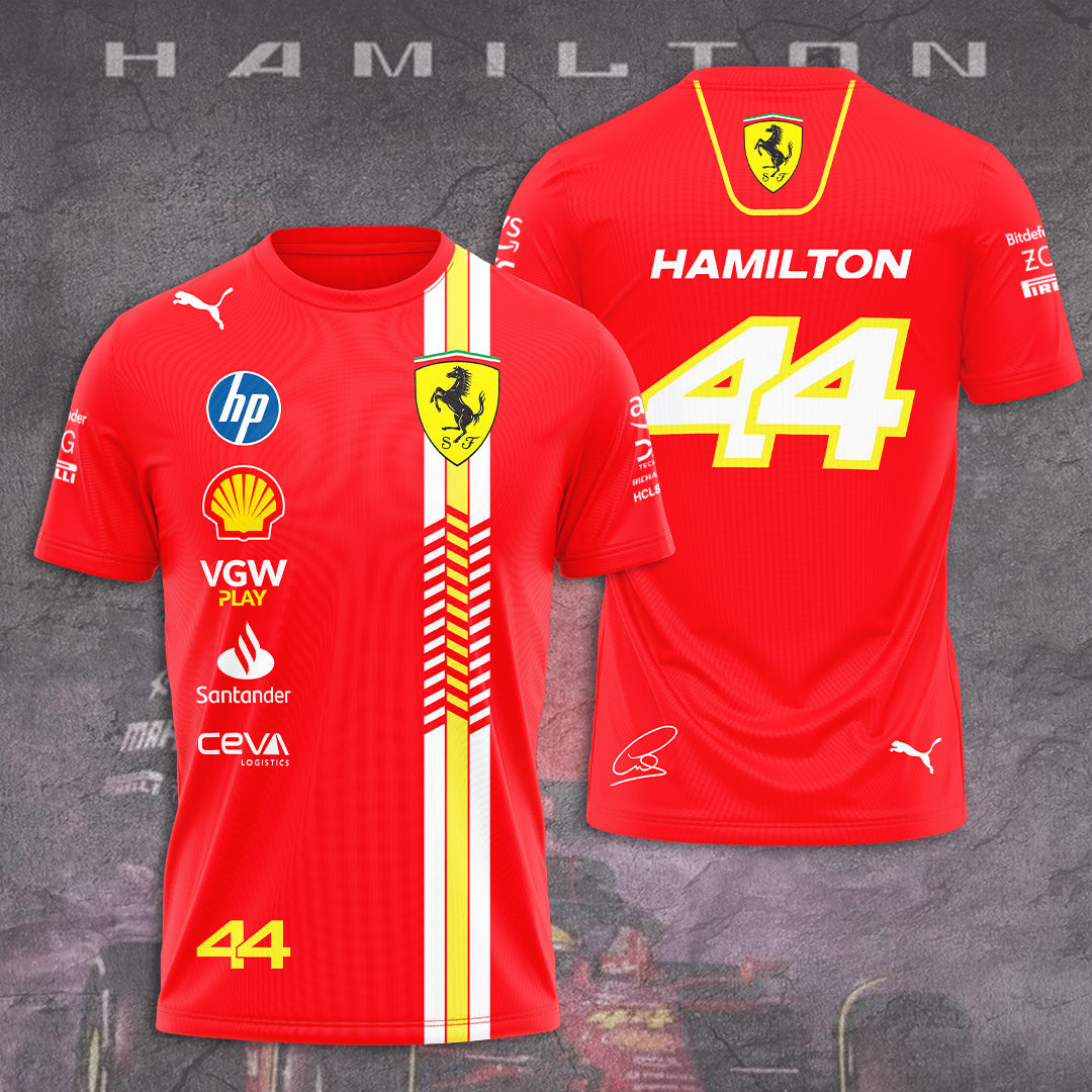 Scuderia Ferrari x Lewis Hamilton 3D Apparel – TANTN 9919